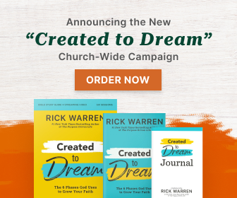 Announcing the new Created to Dream Church-Wide Campaign